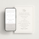 "Overlapping" - Wedding Website in Cotton by Amy Kross - Match Your Stationery
