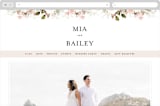 "Beautiful Spring" - Wedding Website in Spring by Phrosné Barwood - Desktop Design