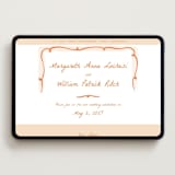 "Giardino" - Wedding Website in Flame by Pati Cascino - Desktop Design