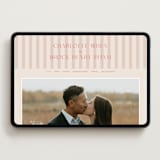 "Racquet" - Wedding Website in Verona Sunset by Megan Davis - Desktop Design
