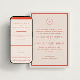 "Racquet" - Wedding Website in Verona Sunset by Megan Davis - Match Your Stationery