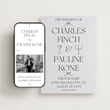 "Trés Chic" - Wedding Website in Soft Black by Julia Liverton - Match Your Stationery