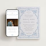 "Margot" - Wedding Website in Powder by Erin L. Wilson - Match Your Stationery