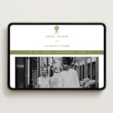 "wedding bouquet" - Wedding Website in Pistachio by Lori Wemple - Desktop Design