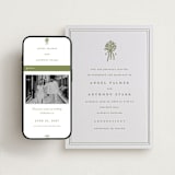 "wedding bouquet" - Wedding Website in Pistachio by Lori Wemple - Match Your Stationery