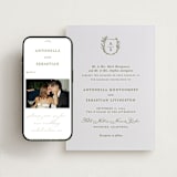 "Botanical Crest" - Wedding Website in Forest by Lucrecia Caporale - Match Your Stationery
