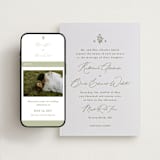 "Posy" - Wedding Website in Pistachio by Olivia Raufman - Match Your Stationery