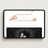 "lobster" - Wedding Website in Spritz by Pippa Shaw - Desktop Design