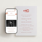 "lobster" - Wedding Website in Spritz by Pippa Shaw - Match Your Stationery
