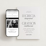 "Grayson" - Wedding Website in Soft Black by Kamala Nahas - Match Your Stationery
