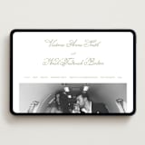 "Crestino" - Wedding Website in Moss by Petra Kern - Desktop Design