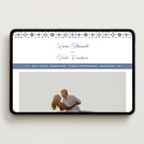 "Talavera Tiles" - Wedding Website in Lapis by Olivia Raufman - Desktop Design
