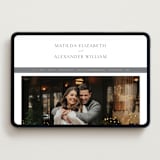 "Heirloom Needlework" - Wedding Website in Gravel by Meggy Masters - Desktop Design