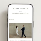 "shiruko" - Wedding Website in Coffee by chocomocacino - Mobile Layout