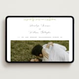 "Flower Garden" - Wedding Website in Tea Green by Susan Moyal - Desktop Design