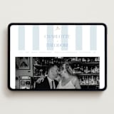 "Simple Type" - Wedding Website in Provincial Blue by Jen Movitz - Desktop Design