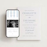 "Simple Type" - Wedding Website in Provincial Blue by Jen Movitz - Match Your Stationery