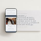 "London" - Wedding Website in Aegean by Hudson meet Rose - Match Your Stationery