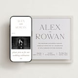 "Quiet Luxury" - Wedding Website in Matte Gold by Oscar and Emma - Karly Depew - Match Your Stationery