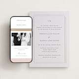 "Clarion" - Wedding Website in Gravel by Jelena Vuletic - Match Your Stationery