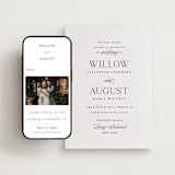 "Willow" - Wedding Website in Coffee by Snow and Ivy - Match Your Stationery