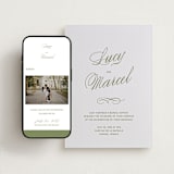"Love in the Afternoon" - Wedding Website in Pistachio by Ani Somi - Match Your Stationery