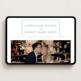 "Posh" - Wedding Website in Ocean by Creo Study - Desktop Design