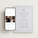 "Posh" - Wedding Website in Ocean by Creo Study - Match Your Stationery