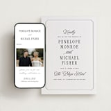 "Outlined" - Wedding Website in Cloud by Leah Bisch - Match Your Stationery