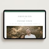 "Fresh Classic" - Wedding Website in Cucumber by letterfix - Desktop Design