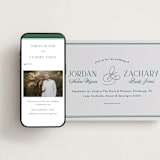 "Fresh Classic" - Wedding Website in Cucumber by letterfix - Match Your Stationery