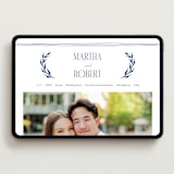 "Botanical Dream" - Wedding Website in Lapis by Sherley Ferreira - Desktop Design