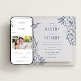 "Botanical Dream" - Wedding Website in Lapis by Sherley Ferreira - Match Your Stationery