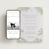 "Shoreline Elegance" - Wedding Website in Tea Green by Lucrecia Caporale - Match Your Stationery