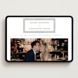 "Heirloom" - Wedding Website in Graphite by Creo Study - Desktop Design