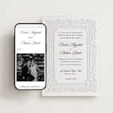 "Sirmione" - Wedding Website in Soft Black by Pati Cascino - Match Your Stationery
