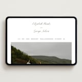 "Basque" - Wedding Website in Coffee by Megan Davis - Desktop Design