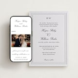 "The Ritz" - Wedding Website in Soft Black by Jenna Holcomb - Match Your Stationery