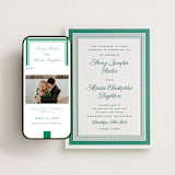 "Archer" - Wedding Website in Racing Green by Kelly Watkins - Match Your Stationery