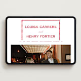 "Larkin" - Wedding Website in Rose by Megan Davis - Desktop Design