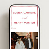 "Larkin" - Wedding Website in Rose by Megan Davis - Mobile Layout