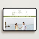"Marshland" - Wedding Website in Pistachio by Oscar and Emma - Karly Depew - Desktop Design
