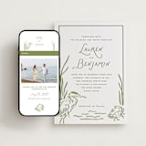 "Marshland" - Wedding Website in Pistachio by Oscar and Emma - Karly Depew - Match Your Stationery