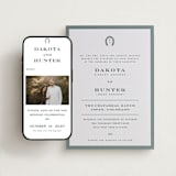 "The Ranch" - Wedding Website in Slate by Jenna Holcomb - Match Your Stationery