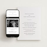 "Bespoke" - Wedding Website in Soft Black by Meggy Masters - Match Your Stationery