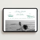 "Lakeview" - Wedding Website in Pine by Claudia Orengo - Desktop Design