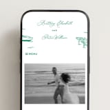 "Lakeview" - Wedding Website in Pine by Claudia Orengo - Mobile Layout