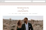 "margaux" - Wedding Website in Sand by Lindsay Stetson Thompson - Desktop Design
