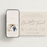 "Beautifully Scripted" - Wedding Website in Blushing by Hooray Creative - Match Your Stationery