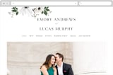 "Inverness" - Wedding Website in Pistachio by Nicole Whiddon - Desktop Design